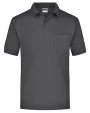 JAMES & NICHOLSON Polo-Piqué Pocket Poloshirts personalisierbar
