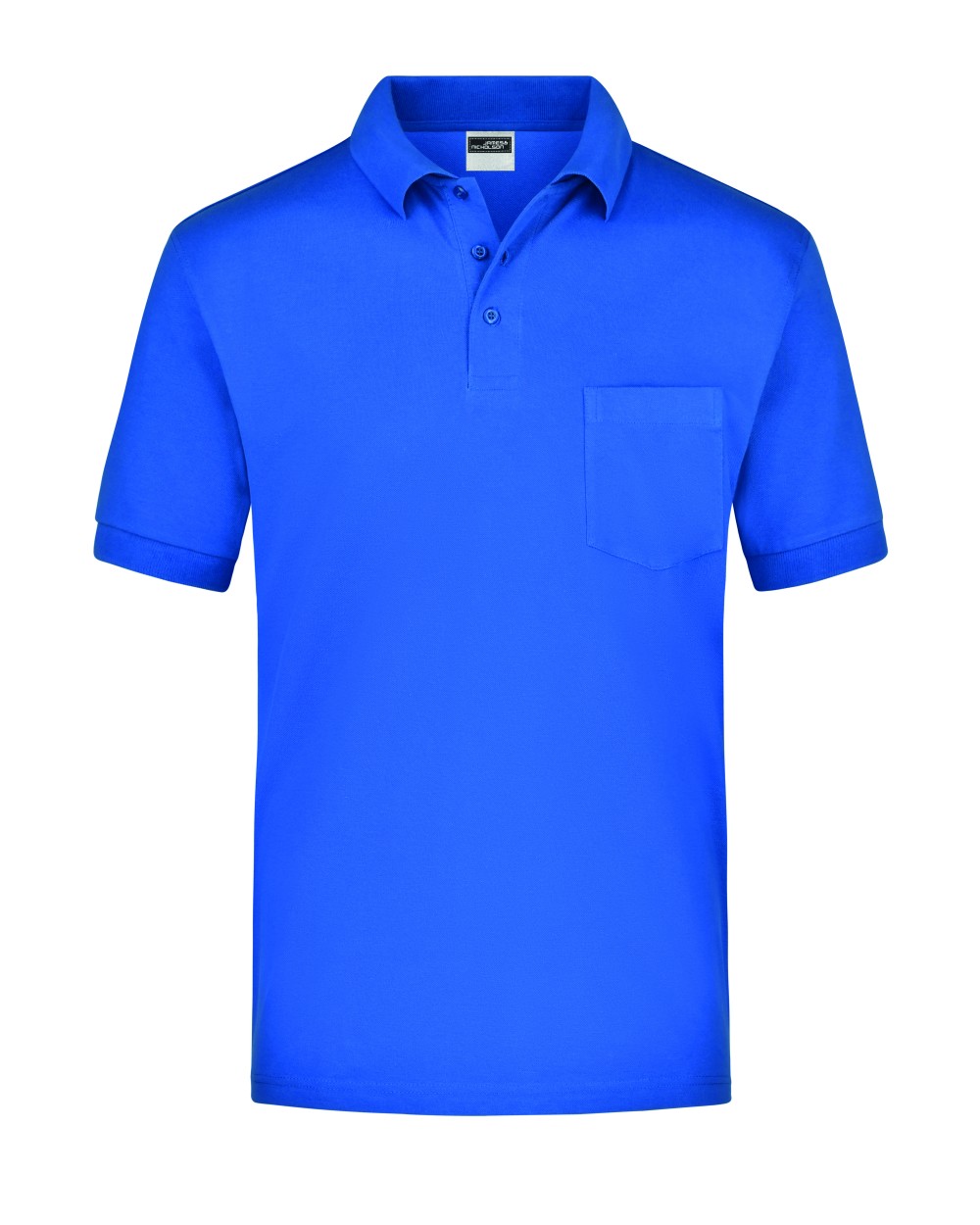JAMES & NICHOLSON Polo-Piqué Pocket Poloshirts personalisierbar