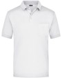 Polos personnalisable JAMES & NICHOLSON Polo-Piqué Pocket