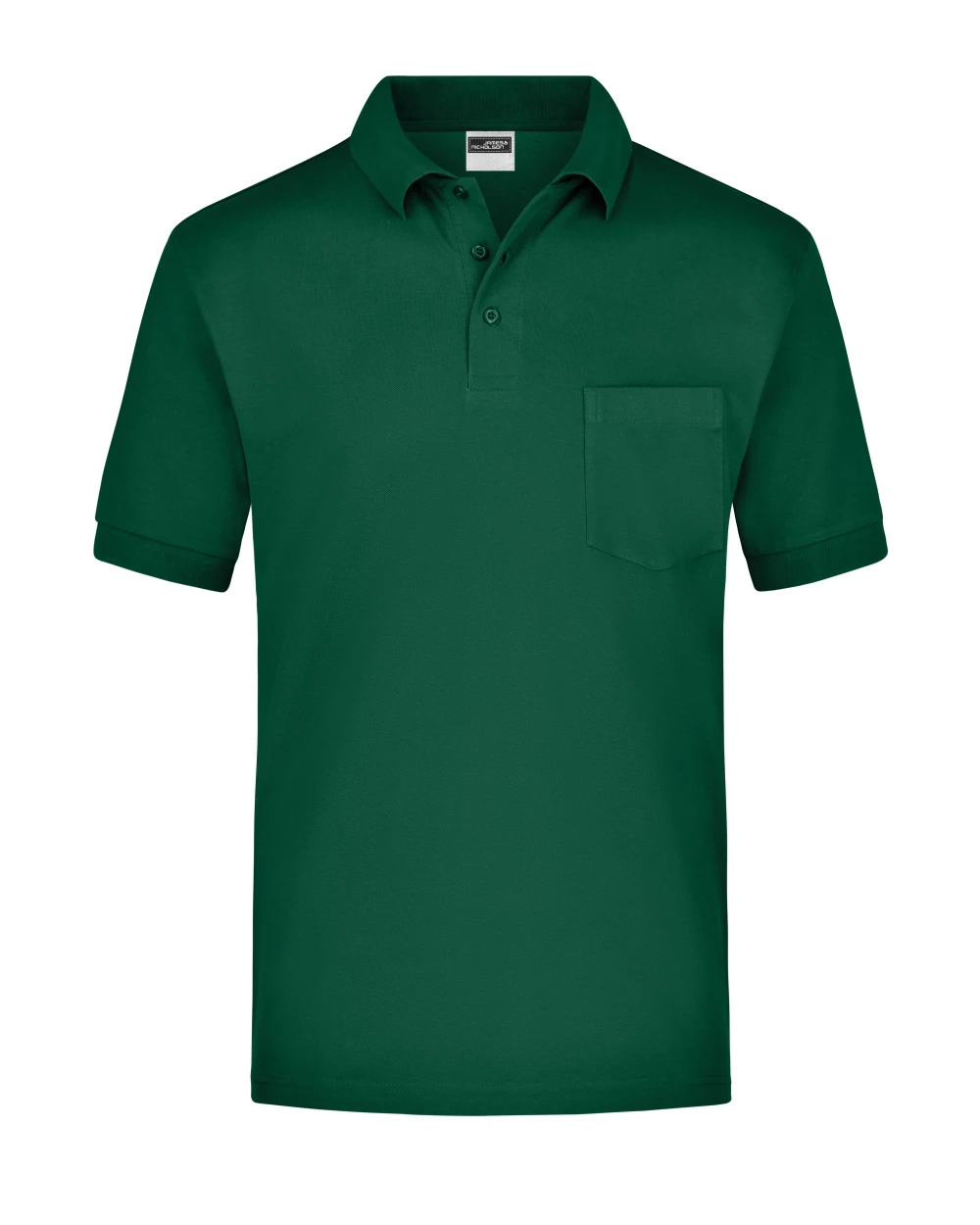 Polo's JAMES & NICHOLSON Polo-Piqué Pocket voor bedrukking &amp; borduring