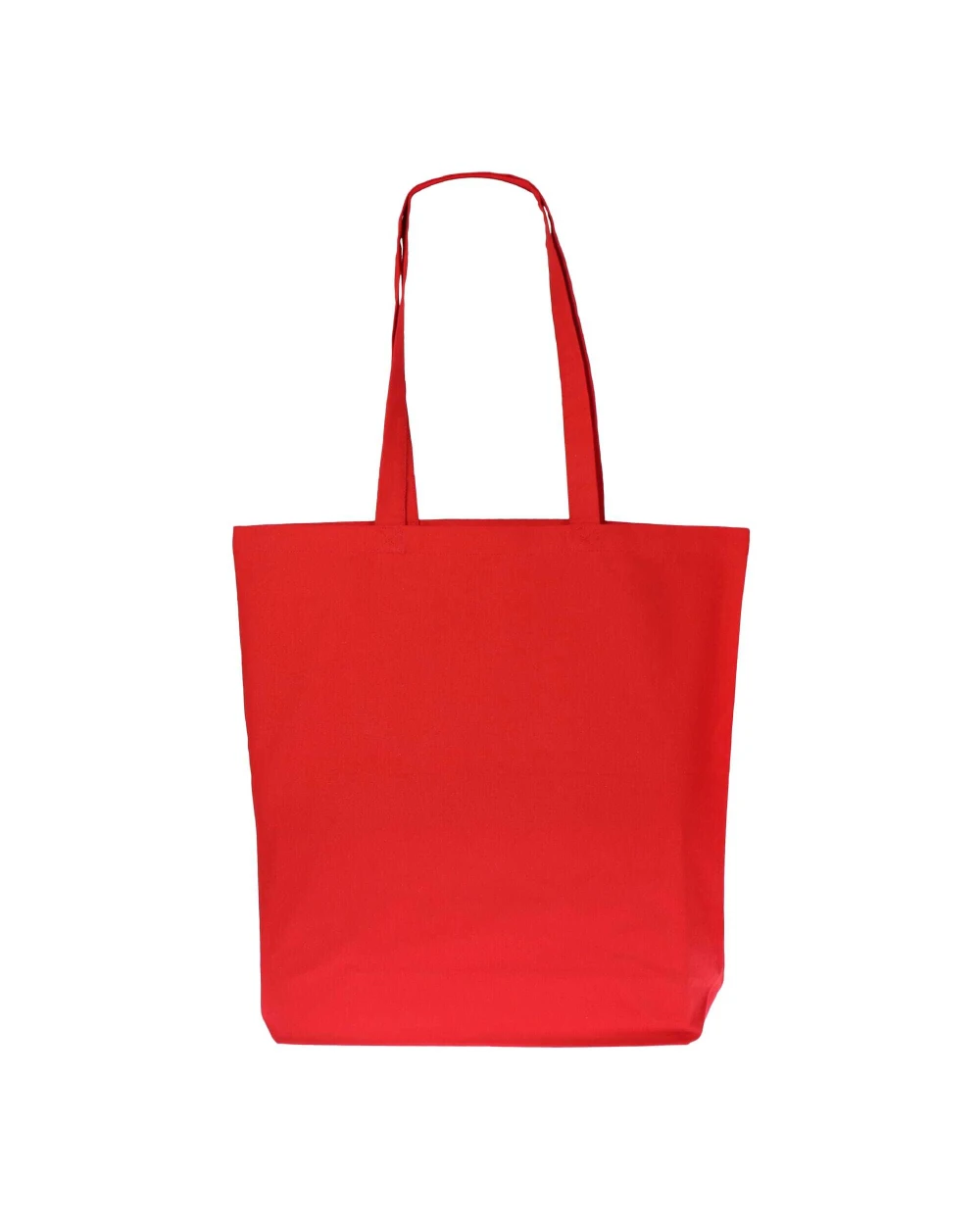 4DO Einkaufstasche Bio-Baumwolle farbig lang 270g/m² 42x12x43 cm Tote Bags personalisierbar