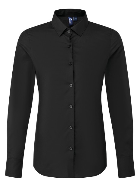 PREMIER Chemise popeline RECYCLIGHT à manches longues pour femme /api/colors/b9fdad4a-5e94-45cb-8c03-c08b349b28c3 personnalisable
