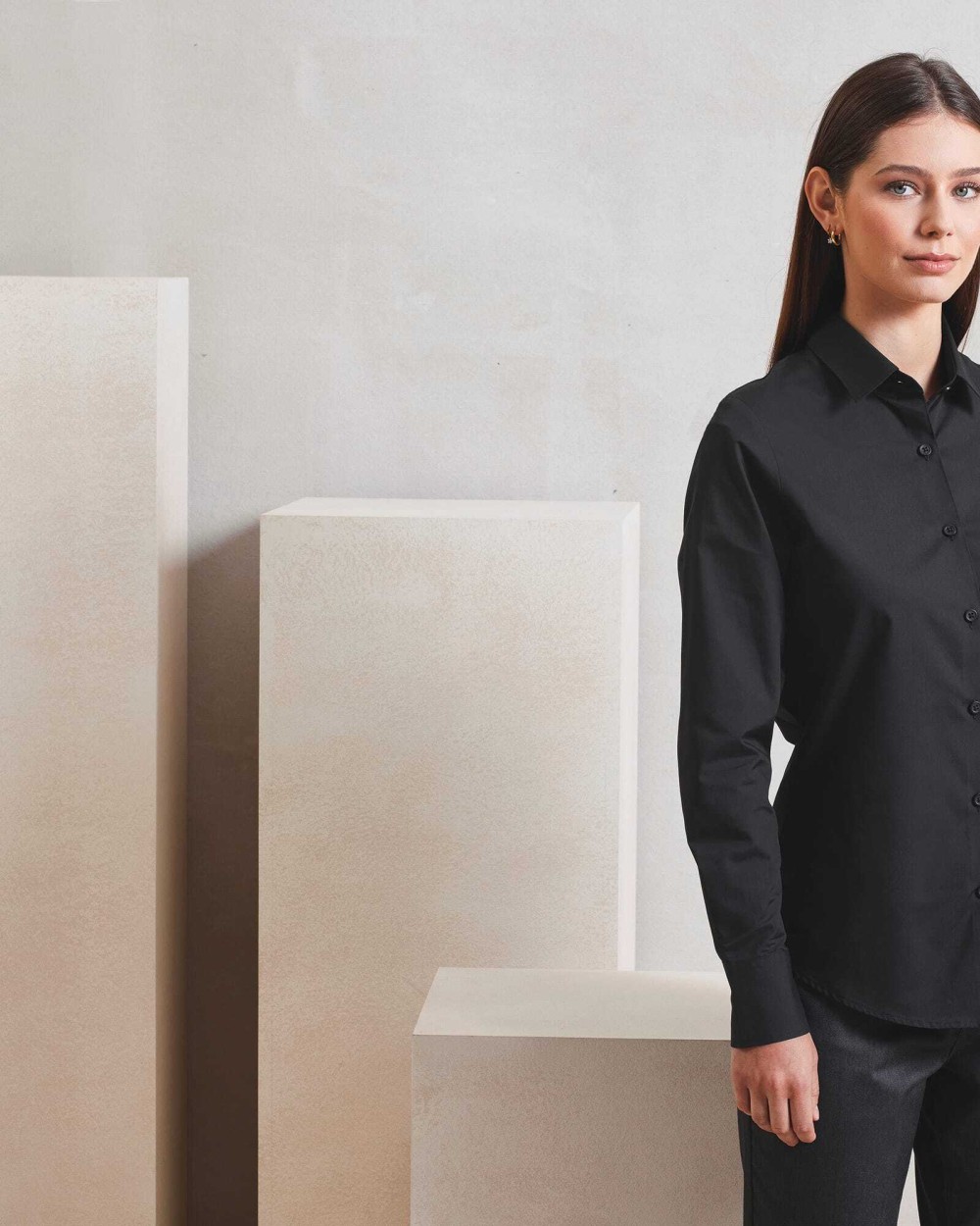 Chemises personnalisable PREMIER Chemise popeline RECYCLIGHT à manches longues pour femme