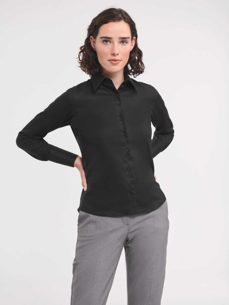 Chemises à personnaliser RUSSELL Chemise femme manches longues Non Iron 