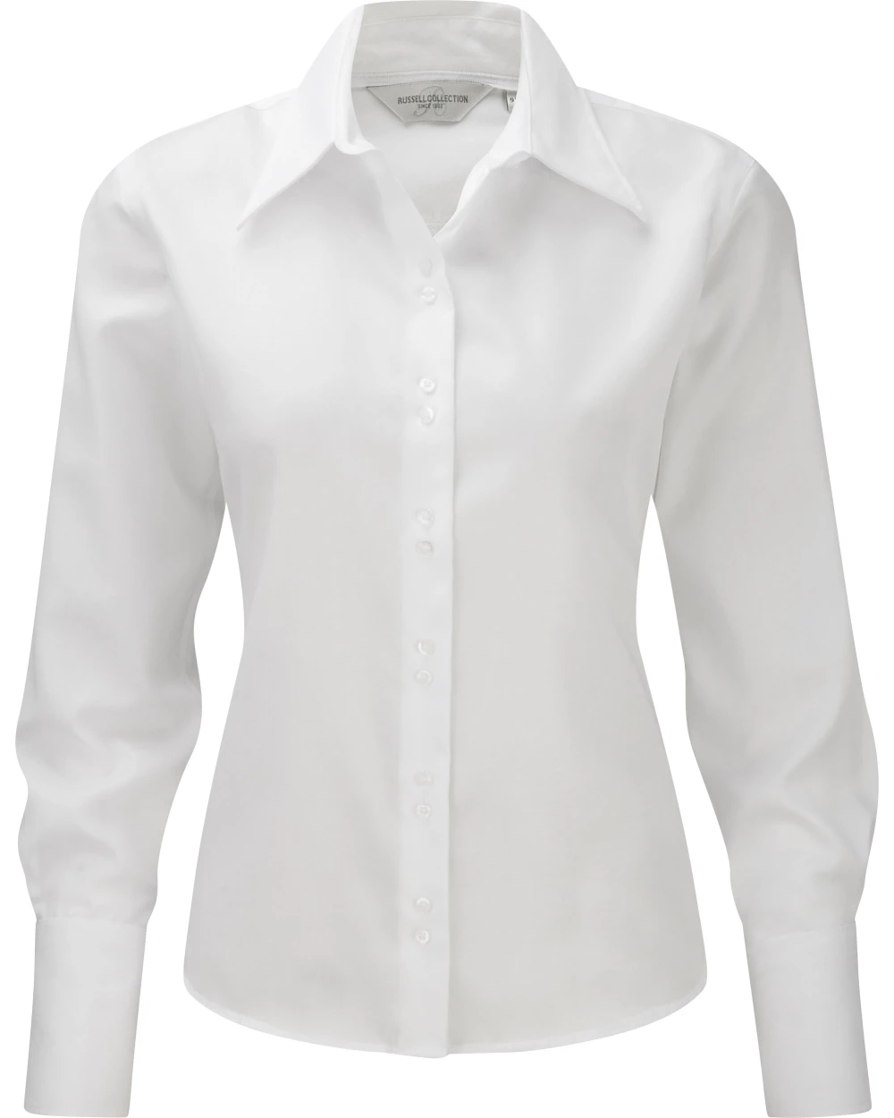 RUSSELL Ladies' Long Sleeve Ultimate Non-Iron Shirt Hemden personalisierbar
