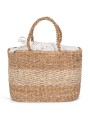 KIMOOD Sac panier en jute et jonc de mer  personnalisable