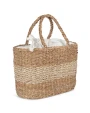 Tassen & Zakken KIMOOD Mand van zeegras en jute voor bedrukking &amp; borduring