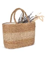 Tassen & Zakken KIMOOD Mand van zeegras en jute voor bedrukking &amp; borduring