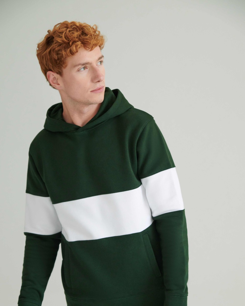 FRONT ROW Heavyweight panelled hoodie Sweatshirts personalisierbar