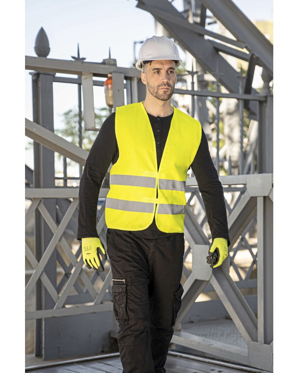 Jassen KORNTEX Basic Safety Vest For Print Karlsruhe voor bedrukking &amp; borduring