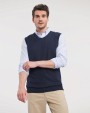 Pulls personnalisable RUSSELL Adults' V-Neck Sleeveless Knitted Pullover