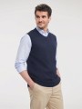 Pulls à personnaliser RUSSELL Adults'' V-Neck Sleeveless Knitted Pullover 