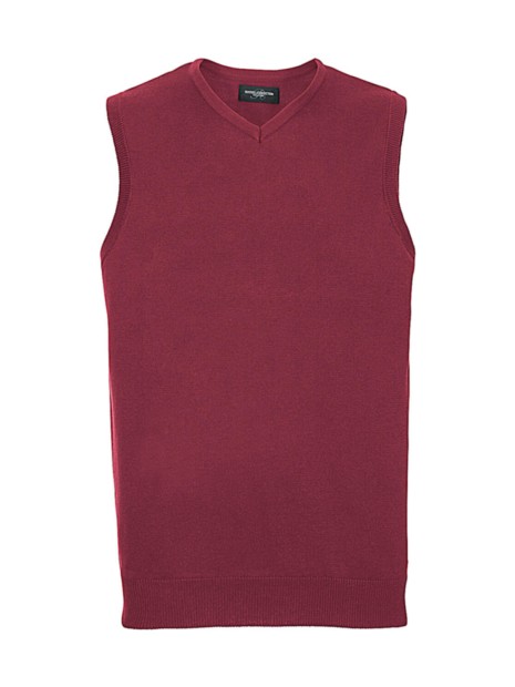 RUSSELL Adults'' V-Neck Sleeveless Knitted Pullover /api/colors/b05f5a2d-78ac-4f3a-a89f-10c3d7976884 personnalisable