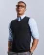 Pulls personnalisable RUSSELL Adults'' V-Neck Sleeveless Knitted Pullover