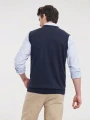 Pulls à personnaliser RUSSELL Adults'' V-Neck Sleeveless Knitted Pullover 