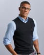 Pulls personnalisable RUSSELL Adults' V-Neck Sleeveless Knitted Pullover