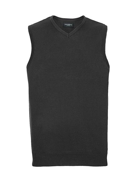 RUSSELL Adults'' V-Neck Sleeveless Knitted Pullover /api/colors/d54aef08-a4fe-4098-ab0f-3c8ed585cf4e personnalisable