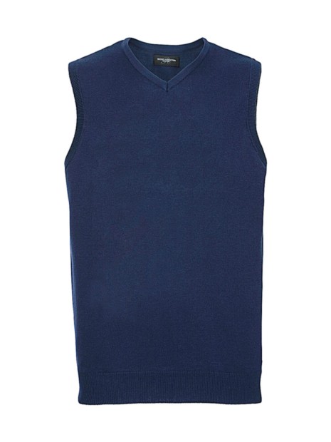 RUSSELL Adults'' V-Neck Sleeveless Knitted Pullover /api/colors/84551c17-b11c-43e6-a34a-27a9f115c16c personnalisable