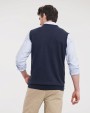 Pulls personnalisable RUSSELL Adults'' V-Neck Sleeveless Knitted Pullover