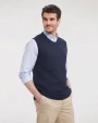 Pulls personnalisable RUSSELL Adults' V-Neck Sleeveless Knitted Pullover