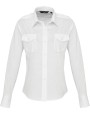 PREMIER Damen-Langarm-Pilotenbluse Hemden personalisierbar