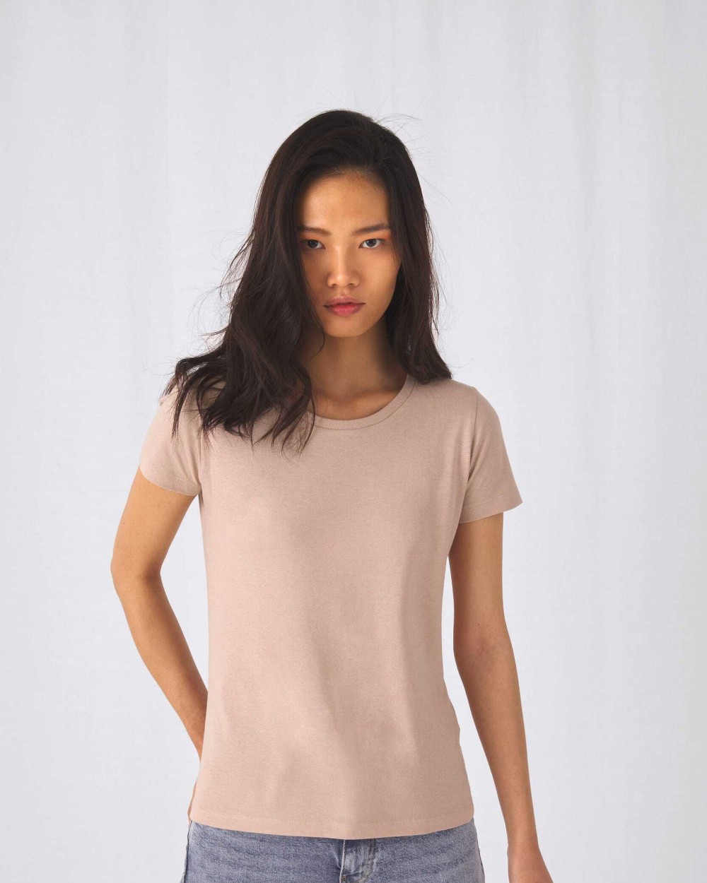 T-Shirts personnalisable B&C T-shirt Organic Inspire col rond Femme
