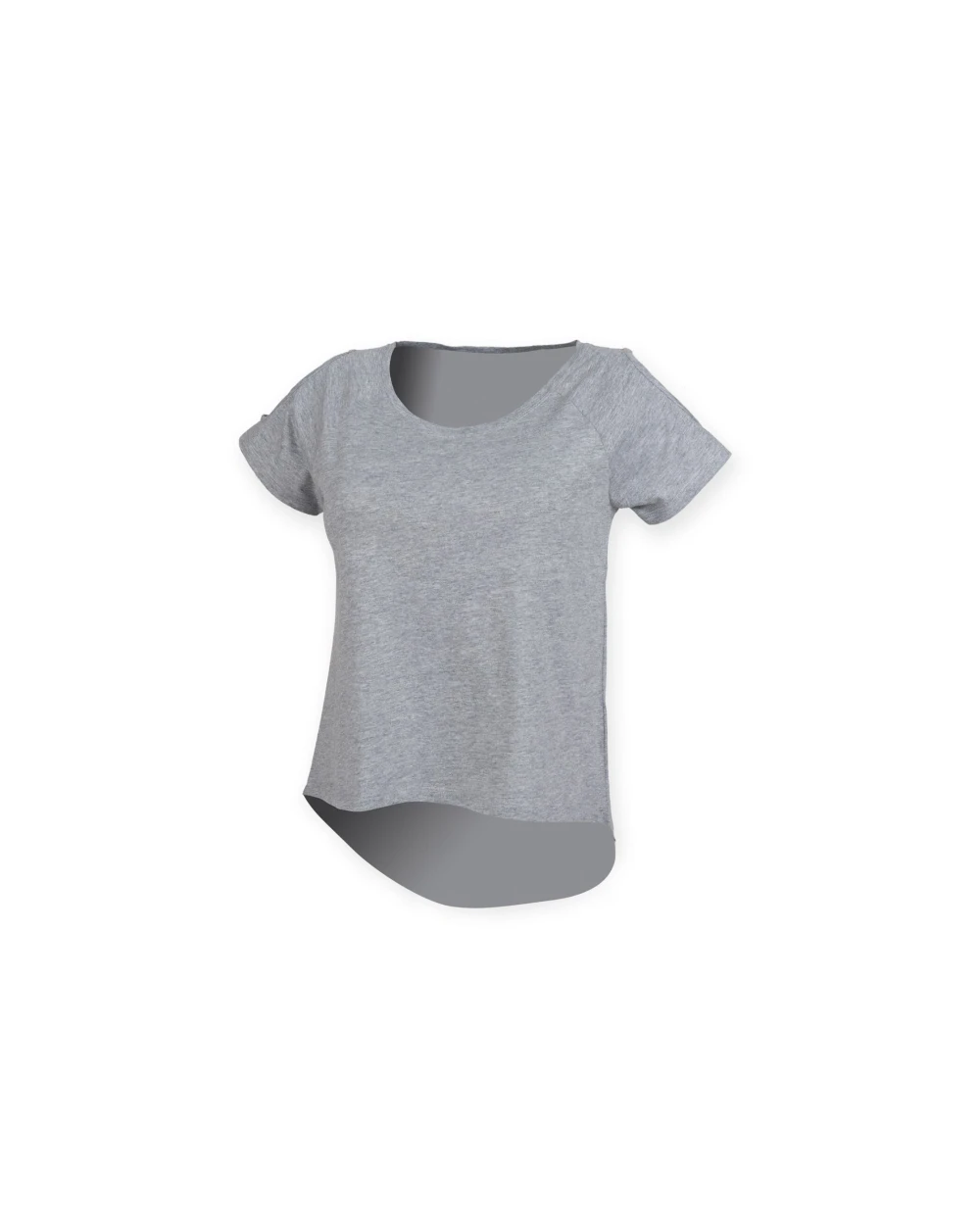 SKINNIFIT T SHIRT WITH DROP TAIL T-Shirts personalisierbar