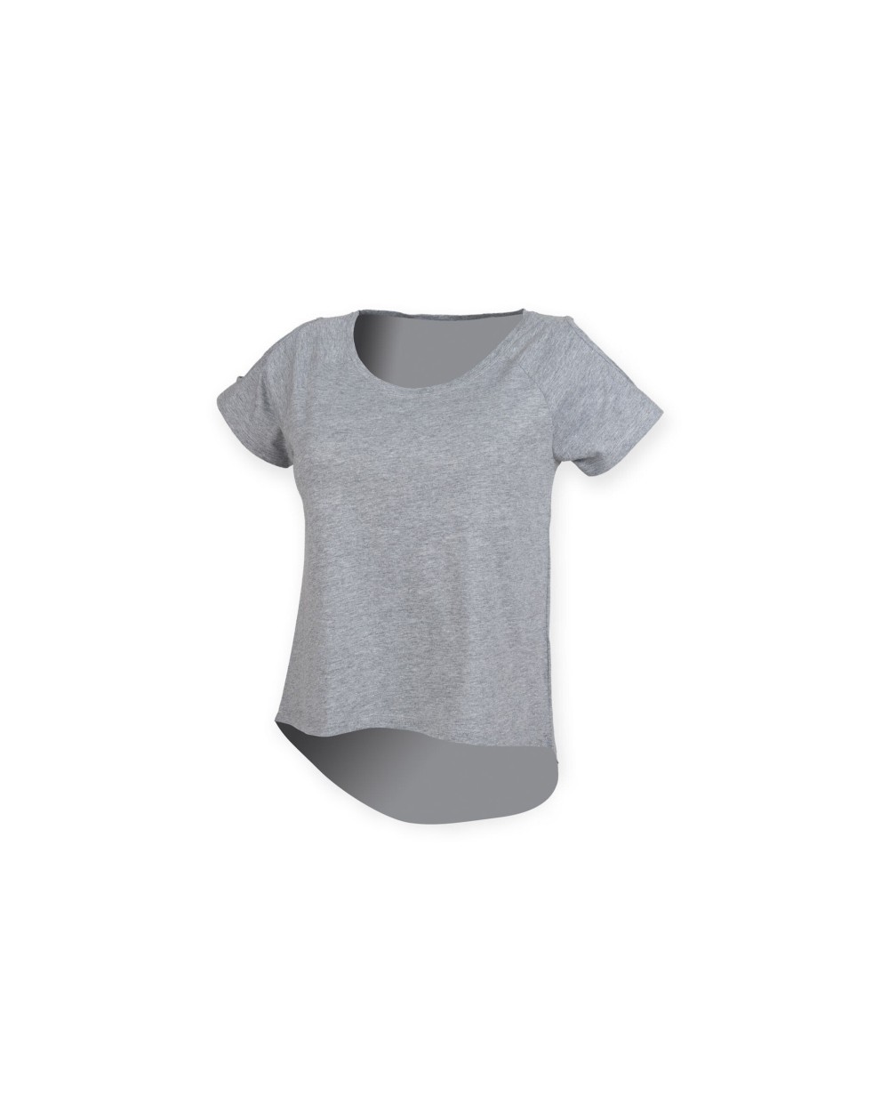 SKINNIFIT T SHIRT WITH DROP TAIL T-Shirts personalisierbar