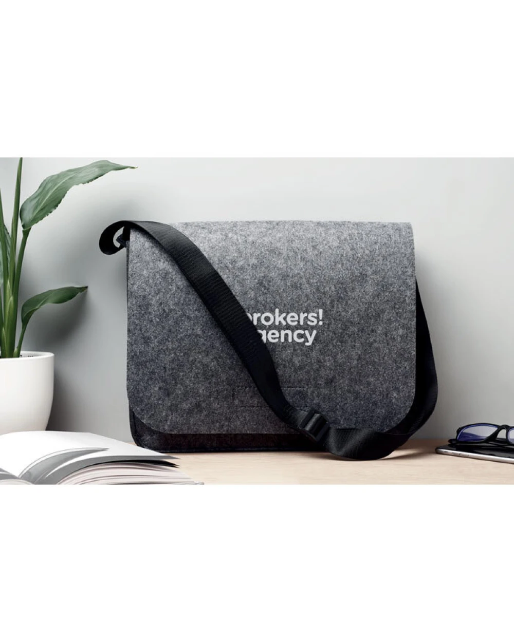 Sacs & Bagagerie personnalisable 4DO Sac messager en feutre RPET