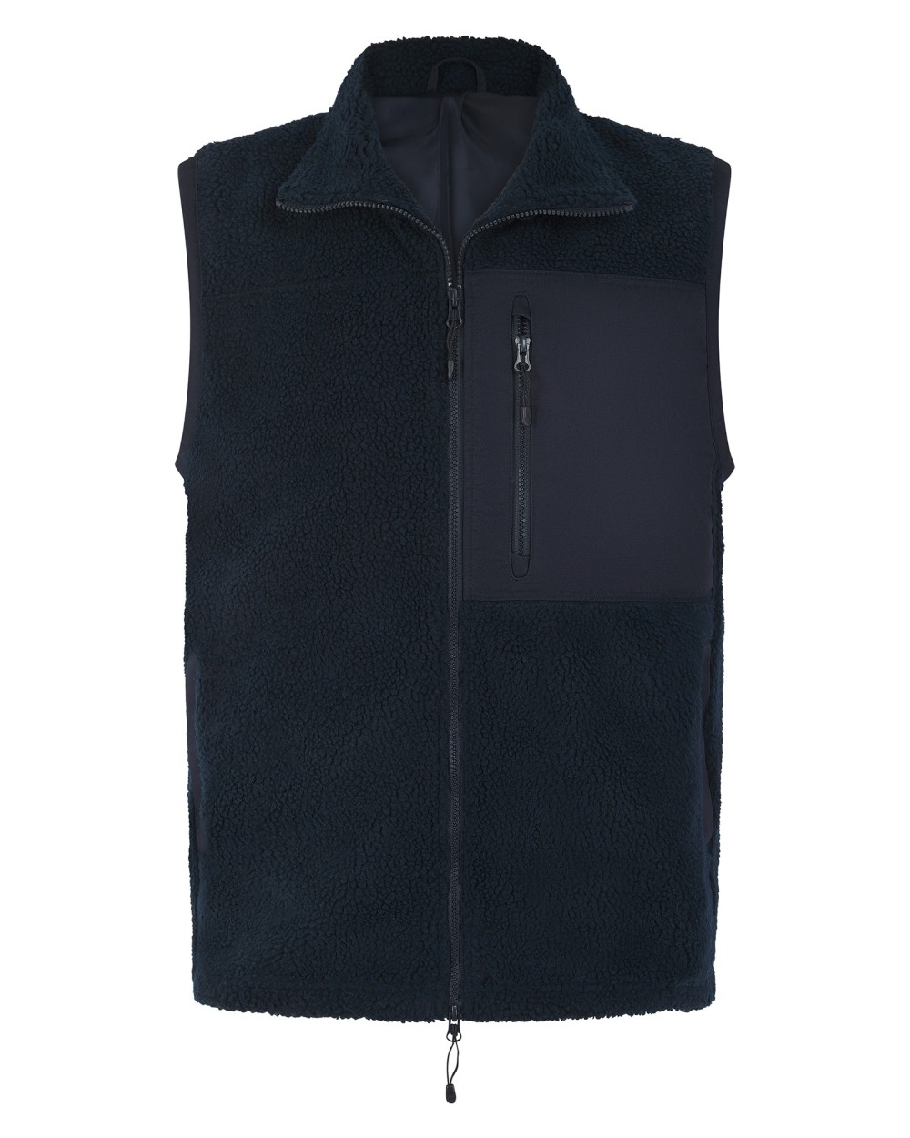 Laines polaires personnalisable FRONT ROW Gilet sherpa recyclé