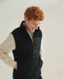 Laines polaires personnalisable FRONT ROW Gilet sherpa recyclé