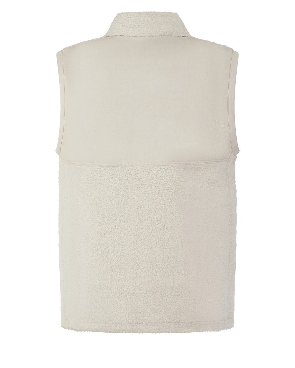 Laines polaires personnalisable FRONT ROW Gilet sherpa recyclé