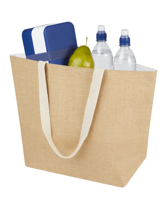 4DO Juta 300 g/m² Jute Kühltragetasche 12 L Taschen personalisierbar