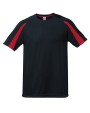 T-shirts STARWORLD Unisex Contrast Sports T-Shirt voor bedrukking &amp; borduring