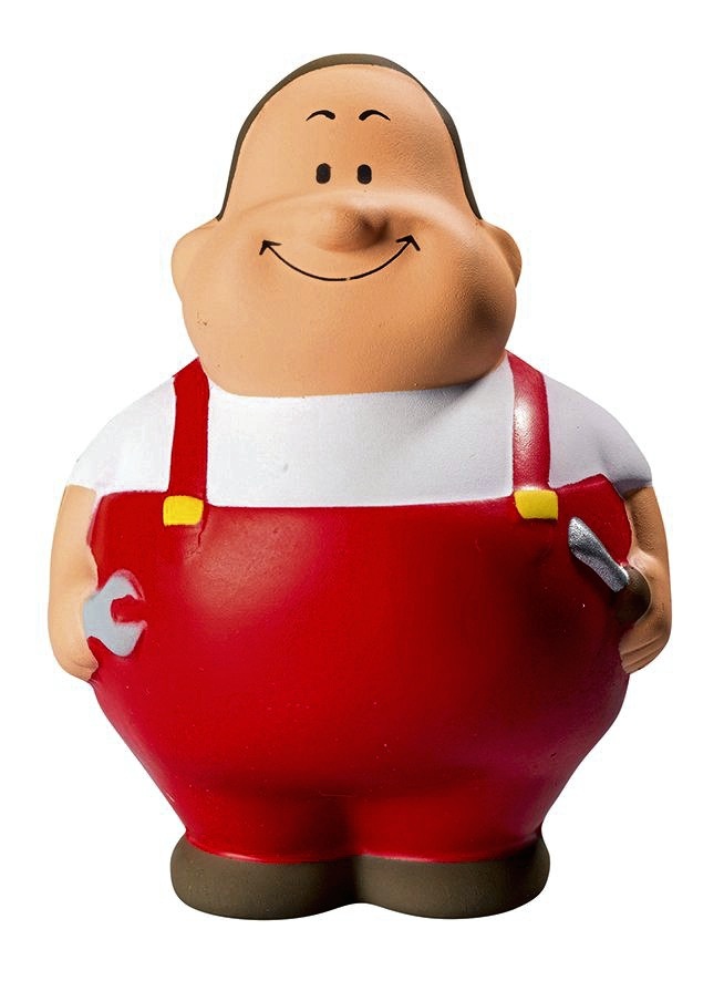 Benodigdheden MBW SQUEEZIES® Worker Bert®, Red voor bedrukking &amp; borduring