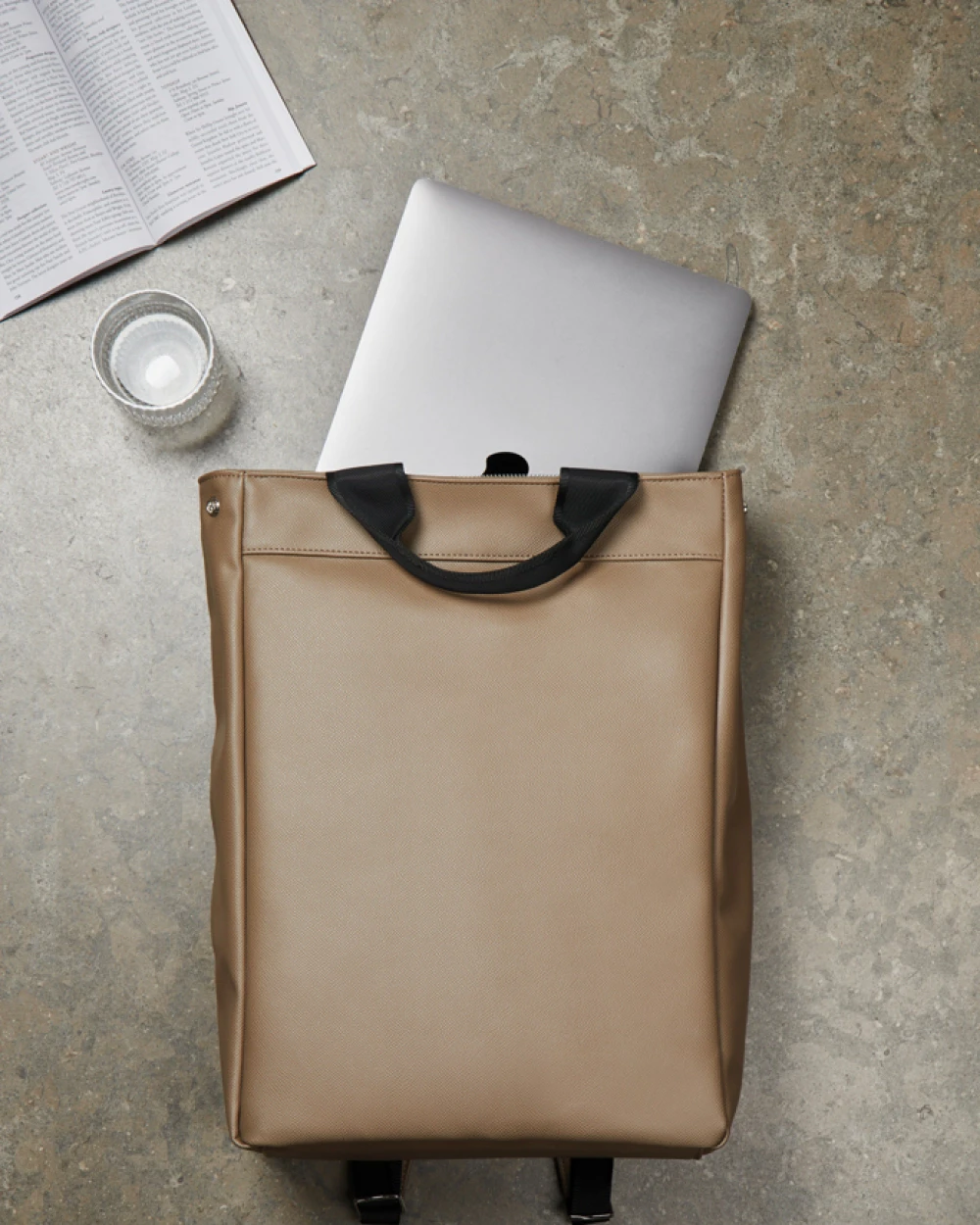 Tassen & Zakken VINGA VINGA Bermond RCS gerecycled PU rugzak voor bedrukking &amp; borduring