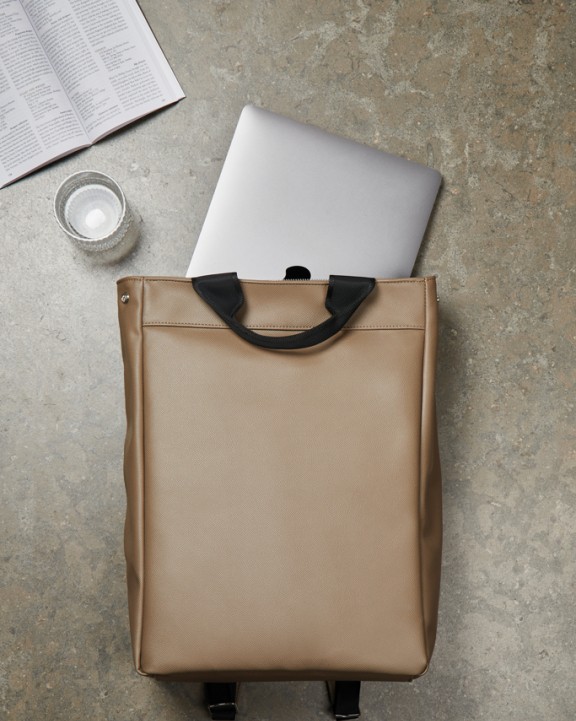 VINGA VINGA Bermond Rucksack aus RCS recyceltem PU Taschen personalisierbar