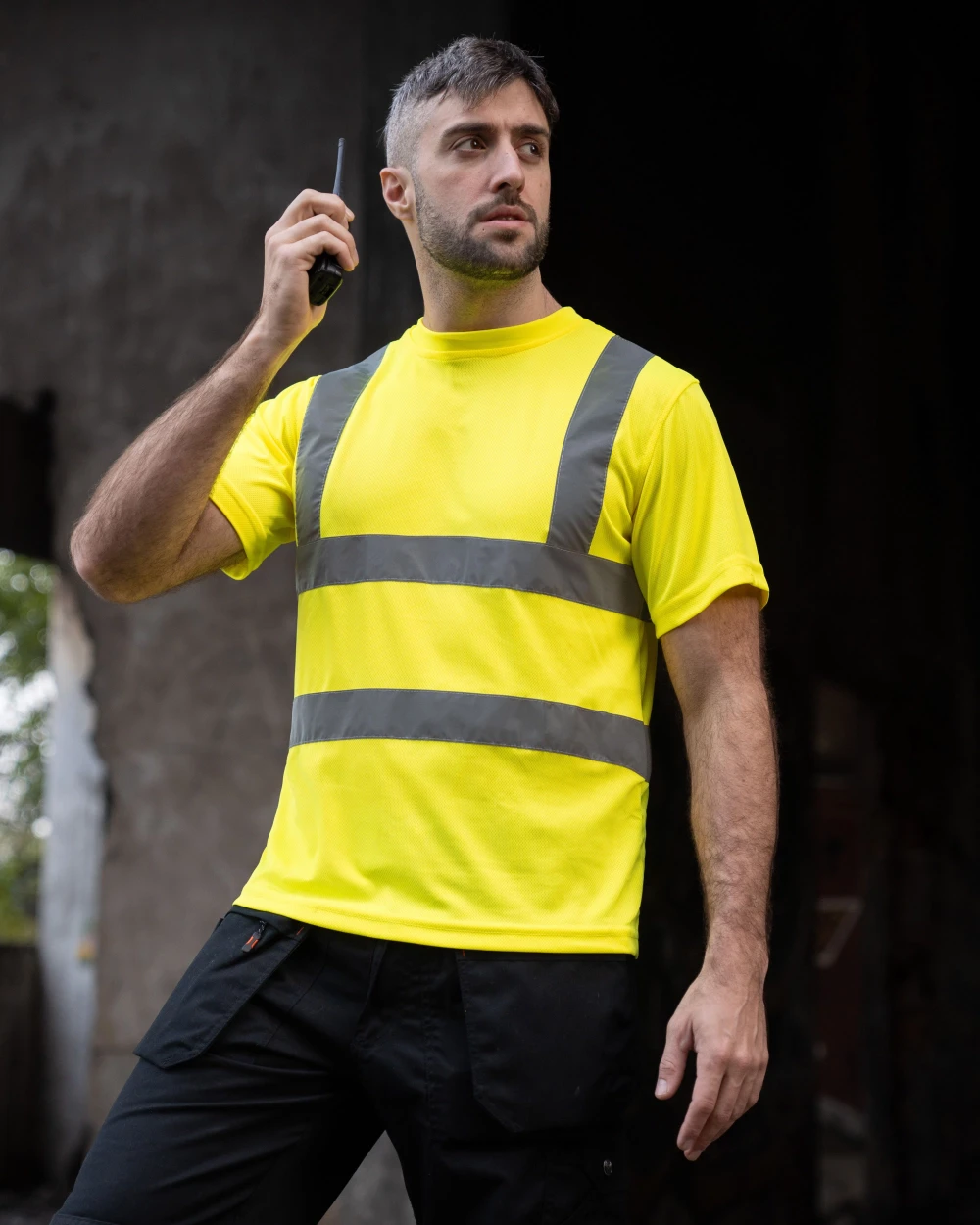 T-shirts KORNTEX HI-VIS T-SHIRT "CORDOBA" voor bedrukking &amp; borduring