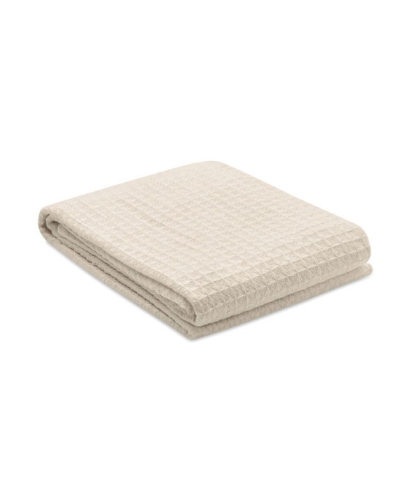 Plaids personnalisable 4DO Couverture en coton 350 gr/m²