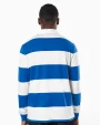 KARIBAN Gestreiftes Polohemd mit langen Ärmeln, Unisex Poloshirts personalisierbar