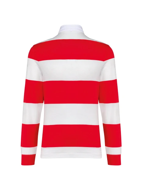 KARIBAN Polo rugby rayé manches longues unisexe /api/colors/dacab245-729a-4484-b3fe-ee2fefd52389 personnalisable