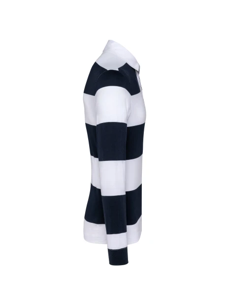 KARIBAN Polo rugby rayé manches longues unisexe /api/colors/4c56d9a2-217a-4a2b-a210-79f642860e95 personnalisable