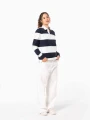 Polos à personnaliser KARIBAN Polo rugby rayé manches longues unisexe 