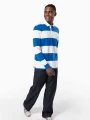 Polos à personnaliser KARIBAN Polo rugby rayé manches longues unisexe 
