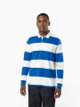 Polos à personnaliser KARIBAN Polo rugby rayé manches longues unisexe 