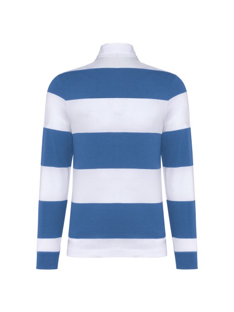 KARIBAN Polo rugby rayé manches longues unisexe /api/colors/ed8f816c-9141-4cc0-8fca-39698081a3ed personnalisable