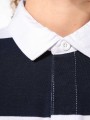 Polos à personnaliser KARIBAN Polo rugby rayé manches longues unisexe 