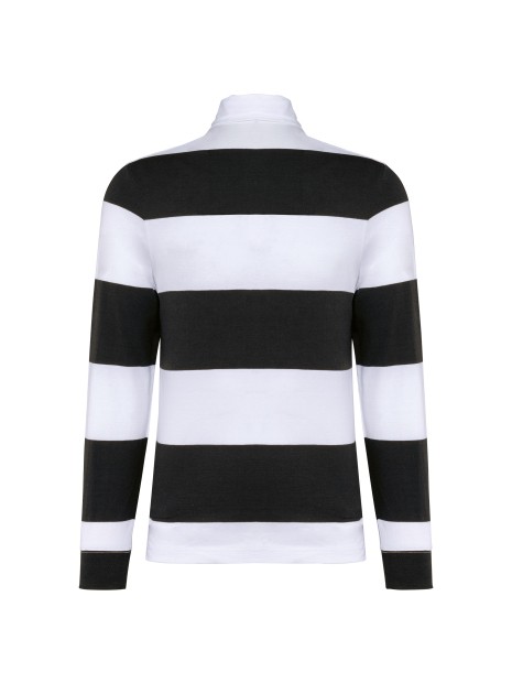 KARIBAN Polo rugby rayé manches longues unisexe /api/colors/ae86c9a8-dc4a-4340-9d24-9dd5945fc43c personnalisable