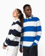 Polo's KARIBAN Gestreepte uniseks polo lange mouwen voor bedrukking &amp; borduring