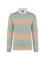 KARIBAN Polo rugby rayé manches longues unisexe /api/colors/d4c5dc39-4029-4e60-b61c-bc2f0593ba4b personnalisable